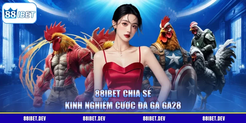 88IBET chia sẻ kinh nghiệm cược đá gà GA28