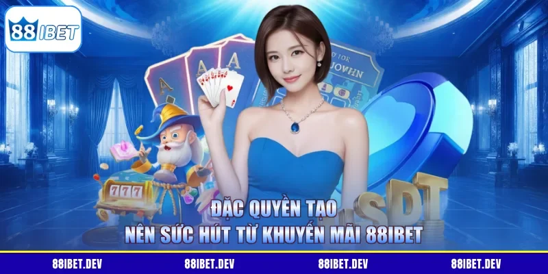 Đặc quyền tạo nên sức hút từ khuyến mãi 88IBET