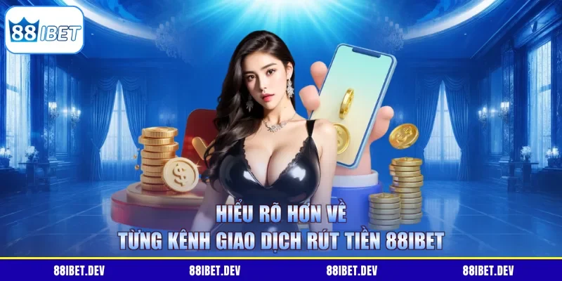 Hiểu rõ hơn về từng kênh giao dịch rút tiền 88IBET