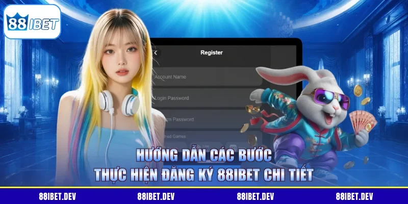 Hướng dẫn các bước thực hiện đăng ký 88IBET chi tiết