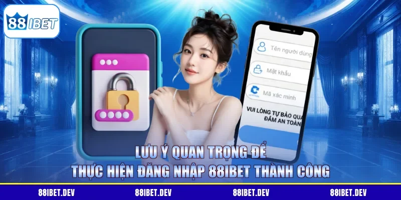 Lưu ý quan trọng để thực hiện đăng nhập 88IBET thành công