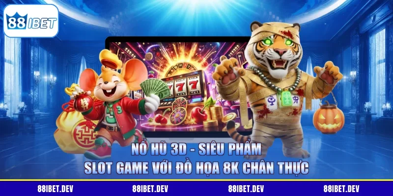 Nổ Hũ 3D - Siêu Phẩm Slot Game Với Đồ Họa 8K Chân Thực